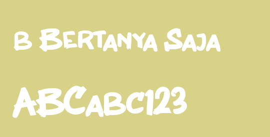b Bertanya Saja