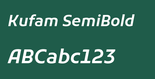 Kufam SemiBold
