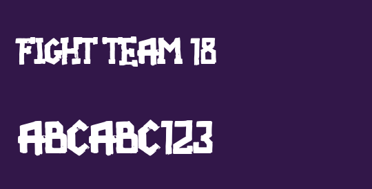 Fight team 18