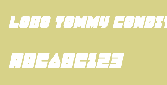 Lobo Tommy CondItalic