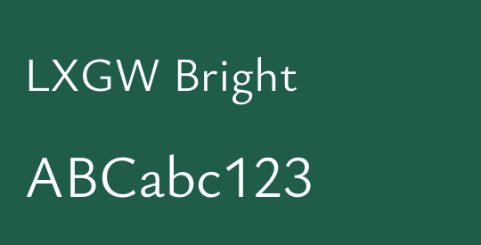 LXGW Bright