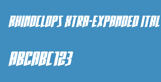 Rhinoclops Xtra-Expanded Ital