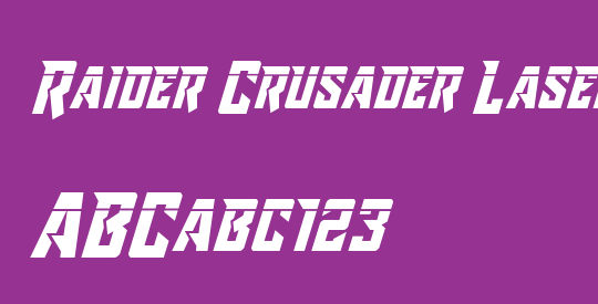 Raider Crusader Laser