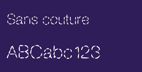 Sans couture