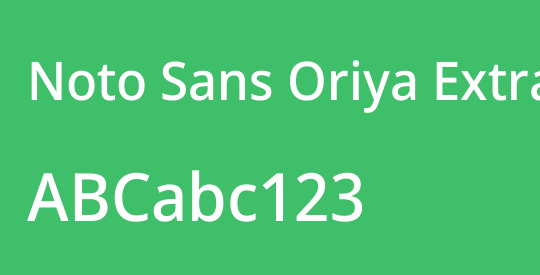 Noto Sans Oriya ExtraCondensed Medium
