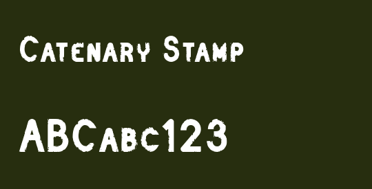 Catenary Stamp