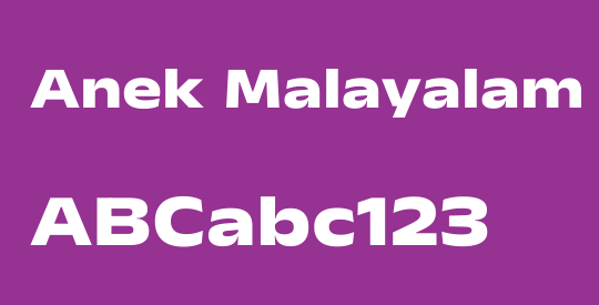 Anek Malayalam Expanded ExtraBold