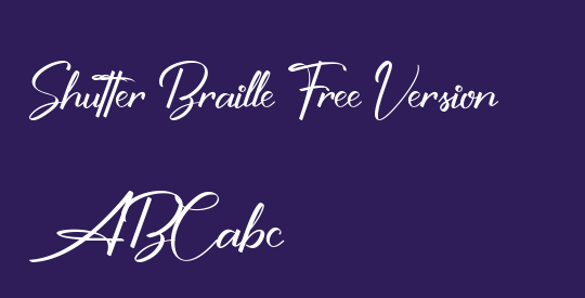 Shutter Braille Free Version