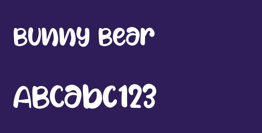 Bunny Bear
