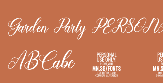 Garden Party PERSONAL USE