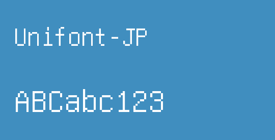 Unifont-JP
