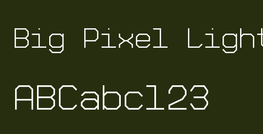 Big Pixel Light Demo
