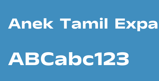 Anek Tamil Expanded