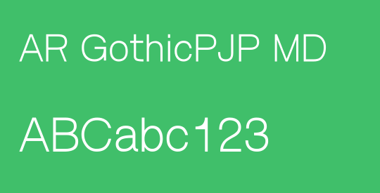 AR GothicPJP MD