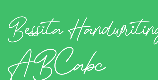 Bessita Handwriting Free