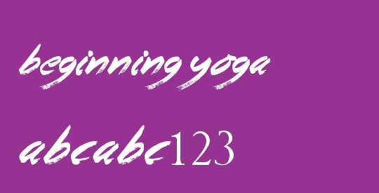 Beginning Yoga