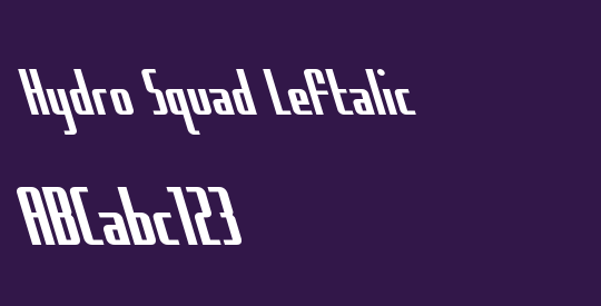 Hydro Squad Leftalic