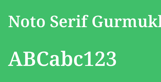 Noto Serif Gurmukhi SemiBold
