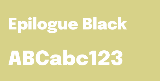 Epilogue Black