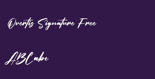 Overtis Signature Free