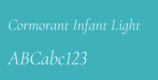 Cormorant Infant Light