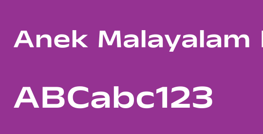 Anek Malayalam Expanded SemiBold