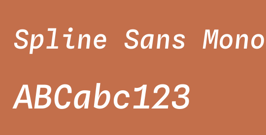 Spline Sans Mono Medium