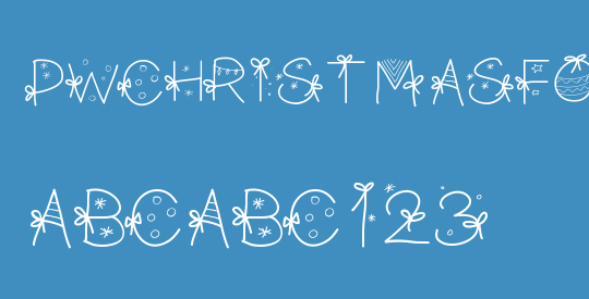 PWChristmasfont