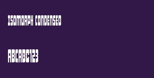 Isomorph Condensed