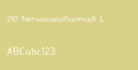 210 Nerwanaeuihanmadi L