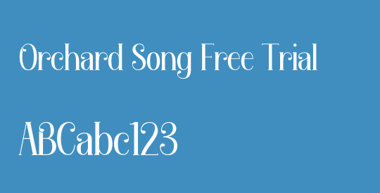 Orchard Song Free Trial