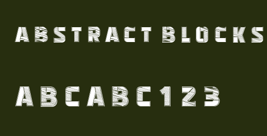 Abstract Blocks Book