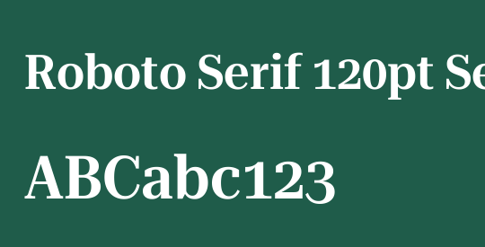 Roboto Serif 120pt SemiCondensed SemiBold