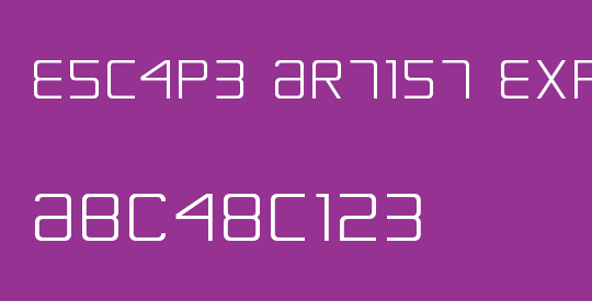 Escape Artist Expanded