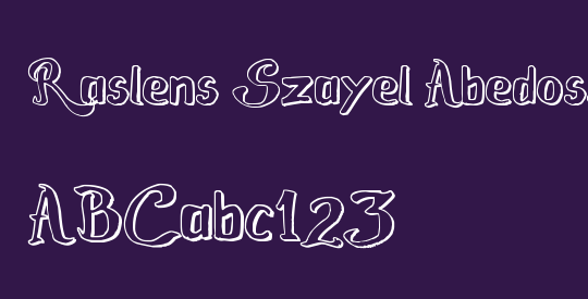 Raslens Szayel Abedossen