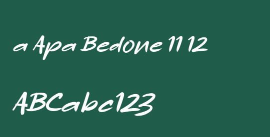 a Apa Bedone 11 12