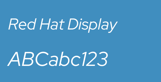 Red Hat Display
