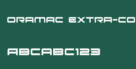 Oramac Extra-Condensed