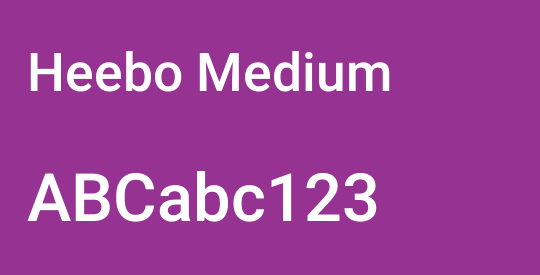 Heebo Medium