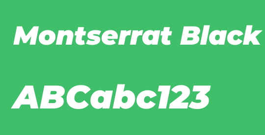 Montserrat Black