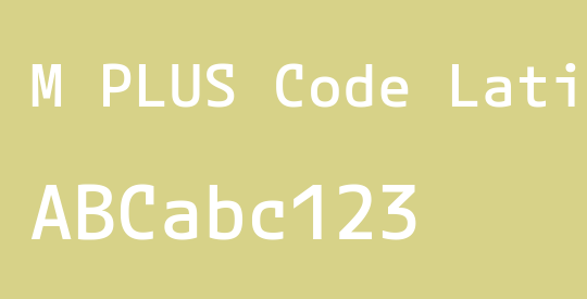 M PLUS Code Latin Expanded Medium