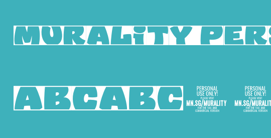 Murality PERSONAL USE ONLY