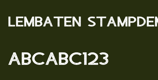 Lembaten StampDemo