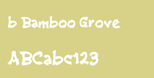b Bamboo Grove