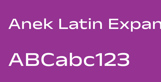 Anek Latin Expanded Medium