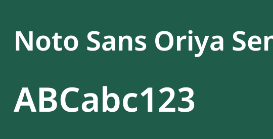 Noto Sans Oriya SemiBold