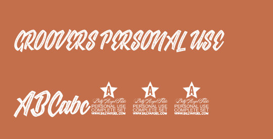 GROOVERS PERSONAL USE