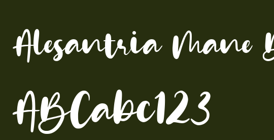 Alesantria Mane Demo Version