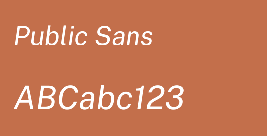 Public Sans