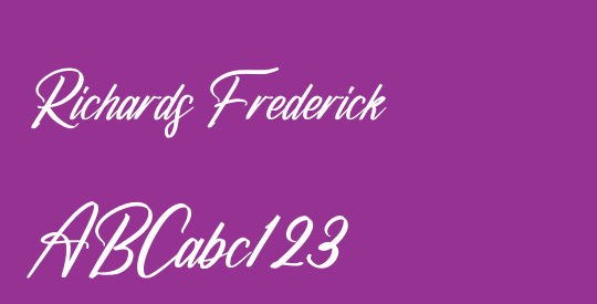 Richards Frederick